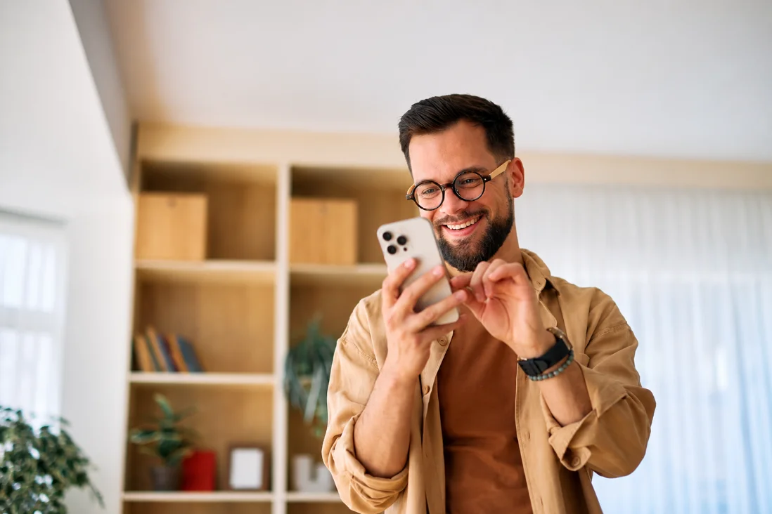 Person on their phone